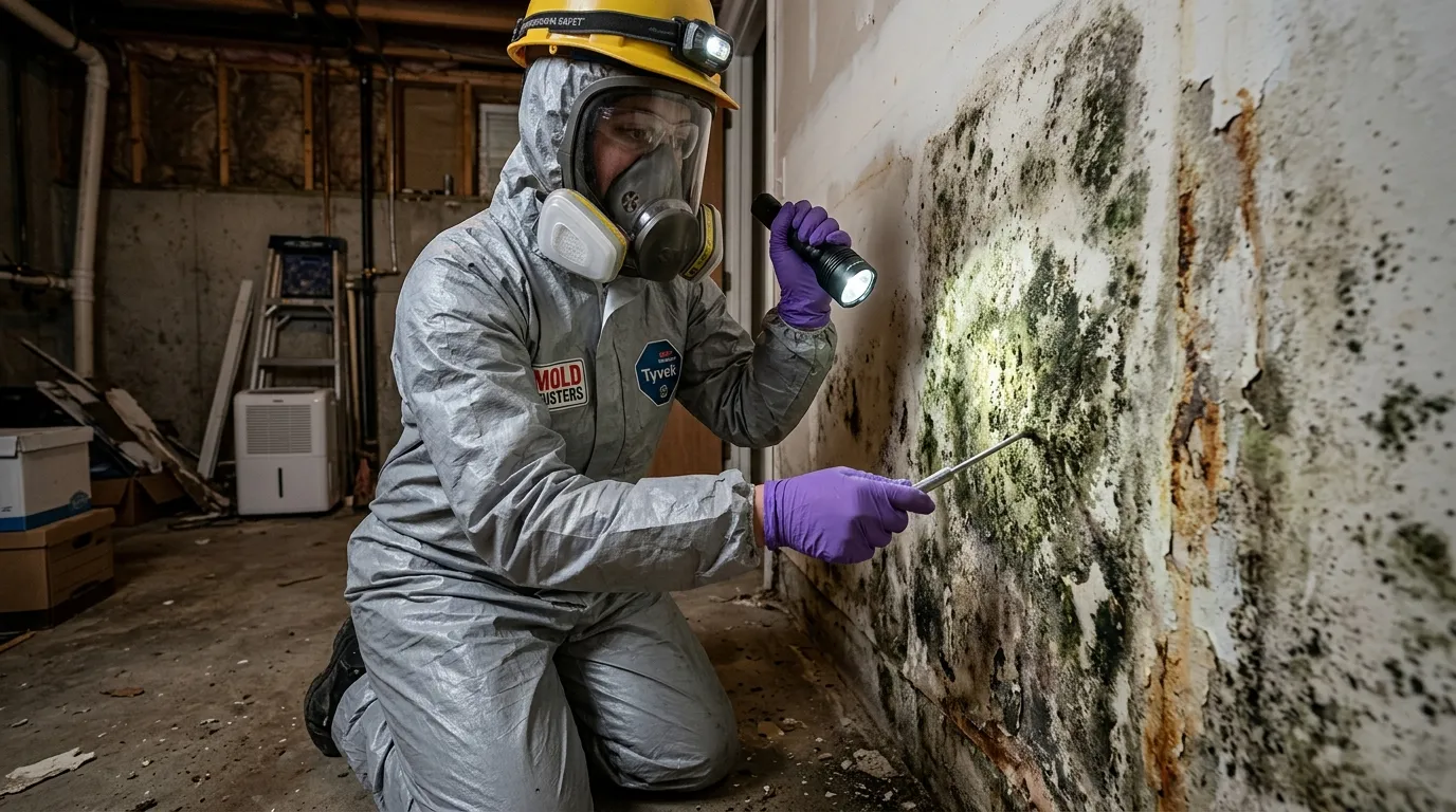 Mold Remediation crew on a Missouri City dispatch